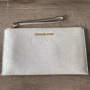 Michael Kors White Clutch
